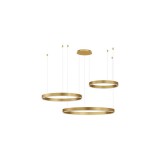 Nova Luce MOTIF több ágú függeszték, fekete, 3000K melegfehér, beépített LED, 140W, 7840 lm, 9530190