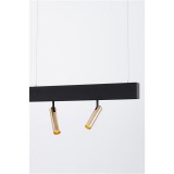 Nova Luce NAP sínre szerelhető lámpa, profile mágnes profilos sínrendszerhez, forgatható lámpafejjel, arany, 3000K melegfehér, beépített LED, 1x10W, 680 lm, 9012673