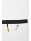 Nova Luce NAP sínre szerelhető lámpa, profile mágnes profilos sínrendszerhez, forgatható lámpafejjel, arany, beépített LED, 10W, 680 lm, 9012673