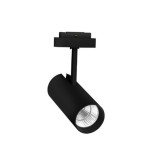 Nova Luce NAP sínre szerelhető lámpa, profile mágnes profilos sínrendszerhez, forgatható lámpafejjel, fekete, 3000K melegfehér, beépített LED, 1x20W, 2250 lm, 9013620