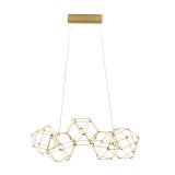 Nova Luce NEBULA függeszték, arany, 3000K melegfehér, beépített LED, 1x22W, 1822 lm, 9695211