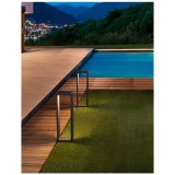 Nova Luce NED kültéri állólámpa, szürke, 3000K melegfehér, beépített LED, 1x6W, 480 lm, 9104022