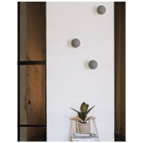 Nova Luce NETUNE fali lámpa, indirekt fénnyel, szürke, 3000K melegfehér, beépített LED, 1x6W, 160 lm, 9831051