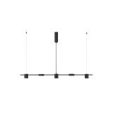 Nova Luce NORDIK függeszték, fekete, 3000K melegfehér, beépített LED, 1x29W, 559 lm, 9080123