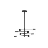 Nova Luce NORDIK függeszték, fekete, 3000K melegfehér, beépített LED, 1x40W, 690 lm, 9080122