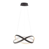 Nova Luce ODREY függeszték, fekete, 2700K melegfehér, beépített LED, 1x40W, 2033 lm, 9756717