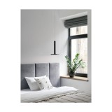 Nova Luce PALENCIA függeszték, fekete, 3000K melegfehér, beépített LED, 1x11W, 414 lm, 9695226
