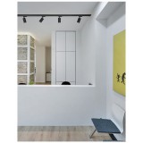 Nova Luce PARIS 3 fázisú sínre szerelhető lámpa, fekete, GU10 foglalattal, max. 1x10W, 9011852