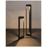 Nova Luce PAX kültéri állólámpa, fekete, 3000K melegfehér, max. 9W, 715 lm, 9756500