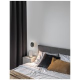 Nova Luce PENOR fali lámpa, fekete, 3000K melegfehér, beépített LED, 1x9W, 780 lm, 9081222