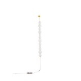 Nova Luce PERLA fali lámpa, arany, 3000K melegfehér, beépített LED, 1x41W, 3957 lm, 9695244