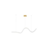 Nova Luce PERLA függeszték, arany, 3000K melegfehér, beépített LED, 98W, 5563 lm, 9695601