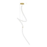 Nova Luce PERLA függeszték, üveg, 3000K melegfehér, beépített LED, 1x207W, 13065 lm, 9695207