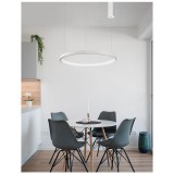 Nova Luce PERTINO 1 ágú függeszték, fehér, 3000K melegfehér, beépített LED, 1x38W, 2280 lm, 9853681