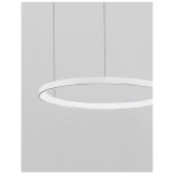 Nova Luce PERTINO 1 ágú függeszték, fehér, 3000K melegfehér, beépített LED, 48W, 2773 lm, 9853683