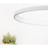 Nova Luce PERTINO 1 ágú függeszték, fehér, 3000K melegfehér, beépített LED, 61W, 4235 lm, 9853685