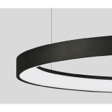 Nova Luce PERTINO 1 ágú függeszték, fekete, 3000K melegfehér, beépített LED, 48W, 2773 lm, 9853684
