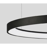 Nova Luce PERTINO 1 ágú függeszték, fekete, 3000K melegfehér, beépített LED, 48W, 2880 lm, 9853684