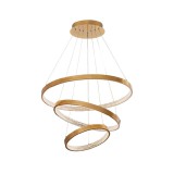 Nova Luce PRESTON több ágú függeszték, arany, 3000K melegfehér, beépített LED, 1x112W, 4731 lm, 9862853