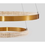 Nova Luce PRESTON több ágú függeszték, arany, 3000K melegfehér, beépített LED, 1x60W, 3113 lm, 9862852