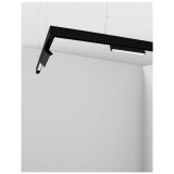 Nova Luce Q-CONNECTOR sín sarokelem, profile mágnes profilos sínrendszerhez, fekete, 8252011