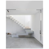 Nova Luce Q-CONNECTOR sín sarokelem, süllyesztett, profile mágnes profilos sínrendszerhez, fekete, 8252013