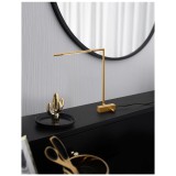 Nova Luce RACCIO asztali lámpa, arany, 3000K melegfehér, beépített LED, 1x7W, 280 lm, 9180725