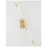 Nova Luce RACCIO fali lámpa, arany, 3000K melegfehér, beépített LED, 1x9W, 560 lm, 9180722