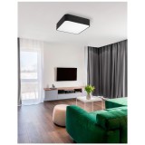 Nova Luce RAGU mennyezeti lámpa, fekete, E27 foglalattal, max. 4x10W, 866607