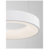 Nova Luce RANDO THIN 1 ágú függeszték, fehér, 3000K melegfehér, beépített LED, 1x30W, 1950 lm, 9453430
