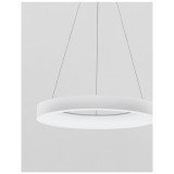 Nova Luce RANDO THIN 1 ágú függeszték, fehér, 3000K melegfehér, beépített LED, 50W, 2864 lm, 9453452