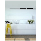 Nova Luce RIETI sínre szerelhető lámpa, fekete, 4000K természetes fehér, beépített LED, 1x15W, 954 lm, 8254414