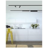 Nova Luce RIETI sínre szerelhető lámpa, fekete, 4000K természetes fehér, beépített LED, 1x22W, 1400 lm, 8254415