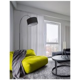 Nova Luce SAMA állólámpa, fekete, E27 foglalattal, max. 1x12W, 9401652