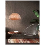 Nova Luce SCARLET 1 ágú függeszték, barna, E27 foglalattal, max. 1x28W, 9142498