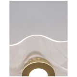 Nova Luce SIDERNO mennyezeti lámpa, arany, 3000K melegfehér, beépített LED, 1x31W, 2118 lm, 9054502