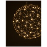 Nova Luce SOLE 1 ágú függeszték, arany, 3000K melegfehér, beépített LED, 1x21W, 2520 lm, 9186002