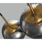 Nova Luce SPADA több ágú függeszték, szürke, E27 foglalattal, max. 3x12W, 9426753