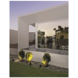 Nova Luce STAKE kültéri leszúrható lámpa, billenthető lámpafejjel, fekete, 3000K melegfehér, max. 5W, 378 lm, 9271432