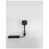 Nova Luce TINT sín függesztő elem betáplálással, profile mágnes profilos sínrendszerhez, fekete, 9366461