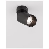 Nova Luce TOD fali lámpa, billenthető lámpafejjel, fekete, GU10 foglalattal, max. 1x10W, 9011312