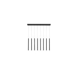 Nova Luce TRIMLE függeszték, fekete, 3000K melegfehér, beépített LED, 1x20W, 1581 lm, 9287935