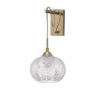 Nova Luce VARIO fali lámpa, üveg, E27 foglalattal, max. 1x12W, 9191545