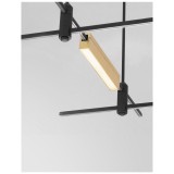 Nova Luce VERSUS sínre szerelhető lámpa, decorative mágneses sínrendszerhez, arany, 3000K melegfehér, beépített LED, 1x10W, 430 lm, 9090292