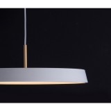 Nova Luce VETRO 1 ágú függeszték, fehér, 3000K melegfehér, beépített LED, 1x41W, 2693 lm, 910621