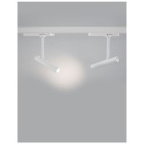 Nova Luce WANG 3 fázisú sínre szerelhető lámpa, fehér, 3000K melegfehér, max. 12W, 960 lm, 9123132