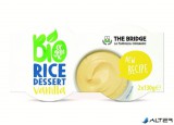 Növényi desszert, bio, 2x130 g, THE BRIDGE, rizs, vanília