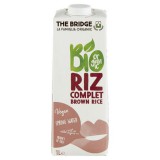 Növényi ital, bio, dobozos, 1 l, the bridge, barna rizs 129