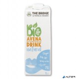 Növényi ital, bio, dobozos, 1 l, THE BRIDGE, zab