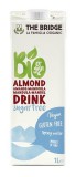 Növényi ital, cukormentes, bio, dobozos, 1 l, THE BRIDGE, mandula (KHTEJCBM)